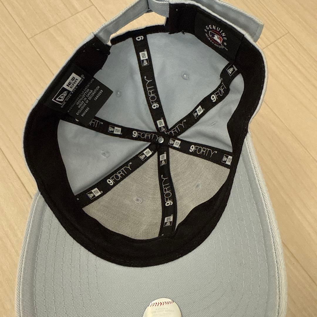 【new era】9forty ストーンキャップ　水色
