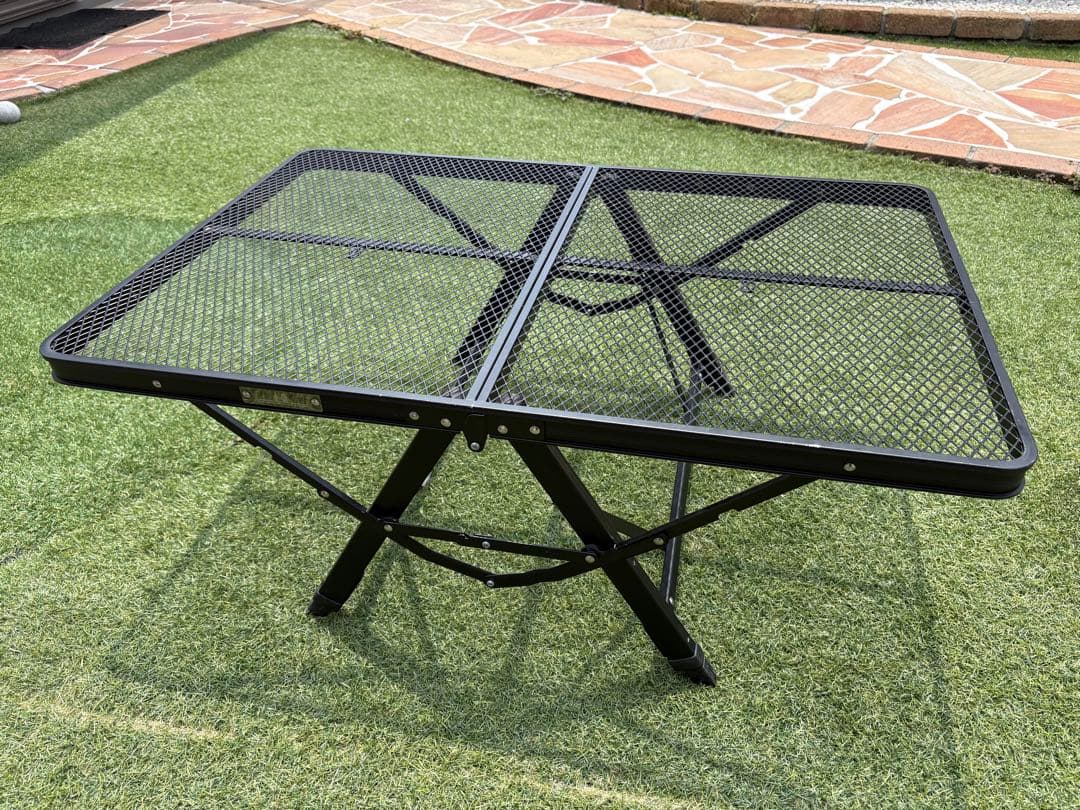 オガワ　3ハイ&ローテーブル タフメッシュ