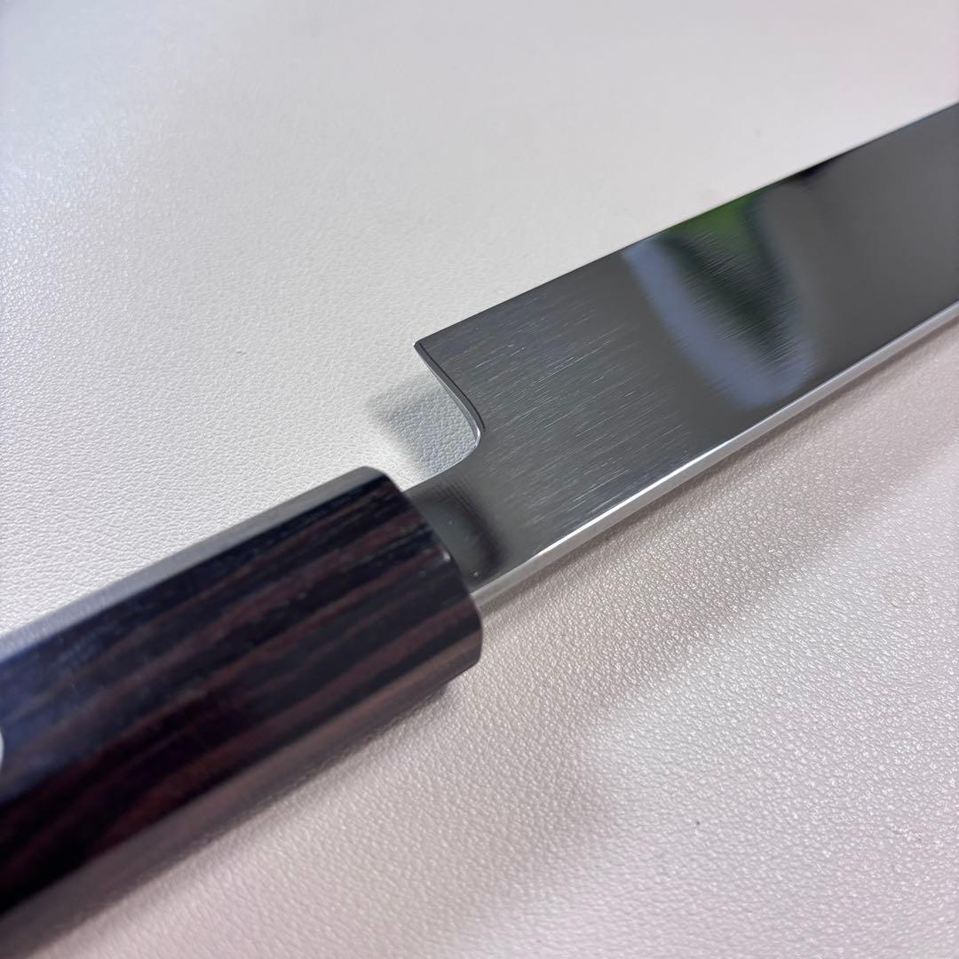 240mm柳刃包丁 鏡面 黒檀八角柄八角柄 刺身包丁 全鋼-