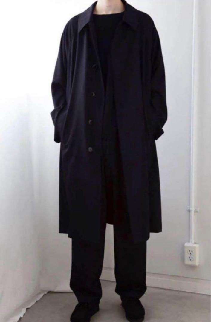 COMOLI 20SS ウールギャババルカラーコー ト1