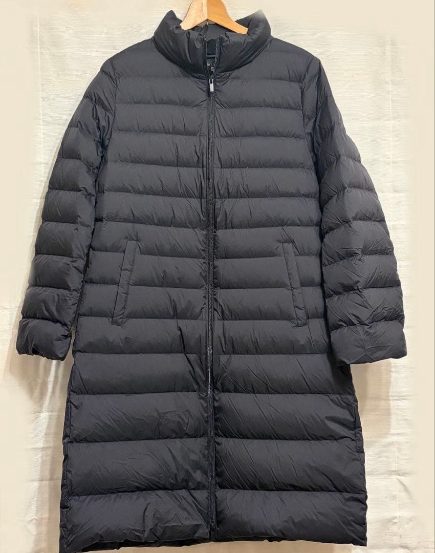 ウルトラライトダウン　ロングコート ブラック　ユニクロ　L 2023年購入