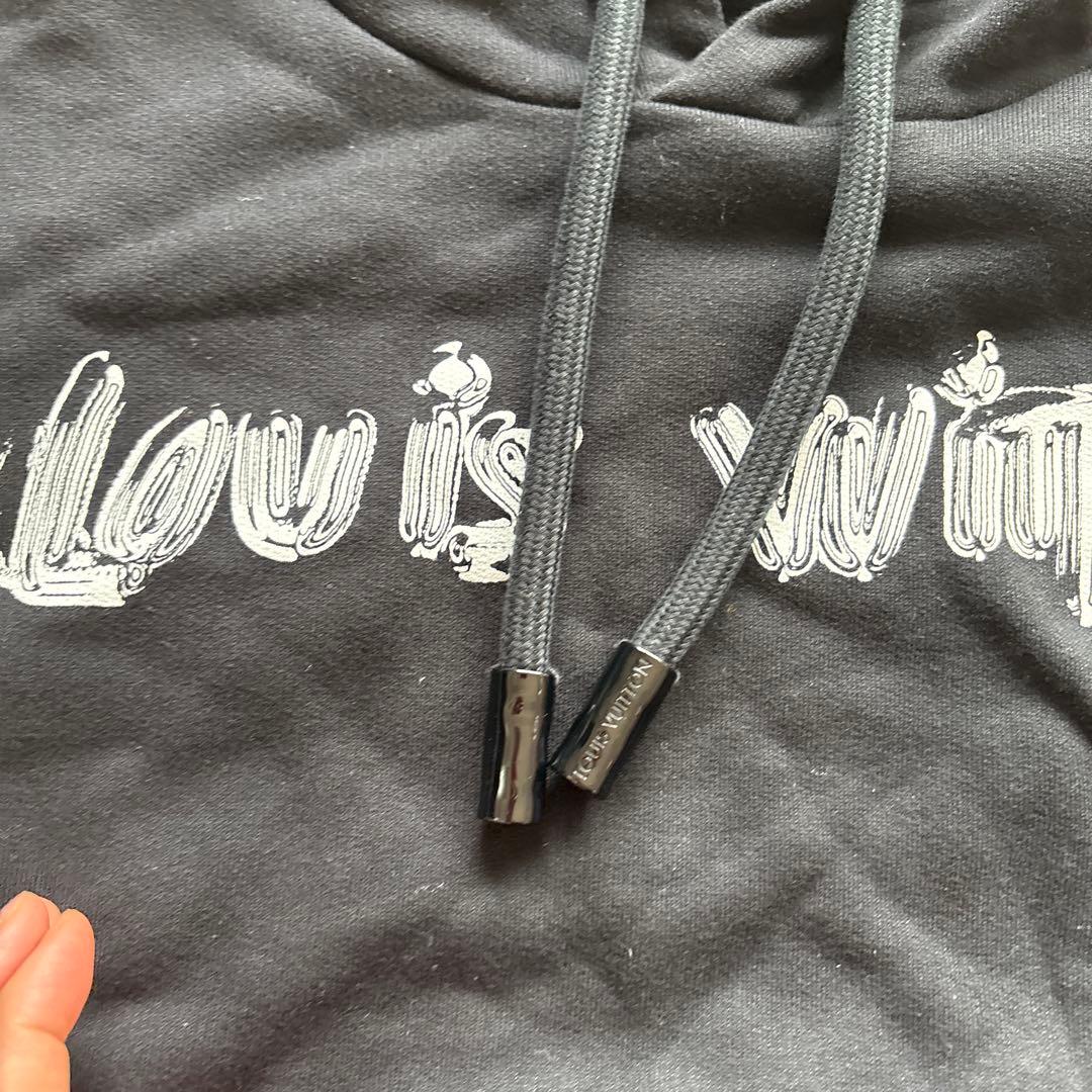 Louis Vuitton ブラック パーカー 24SS バージル