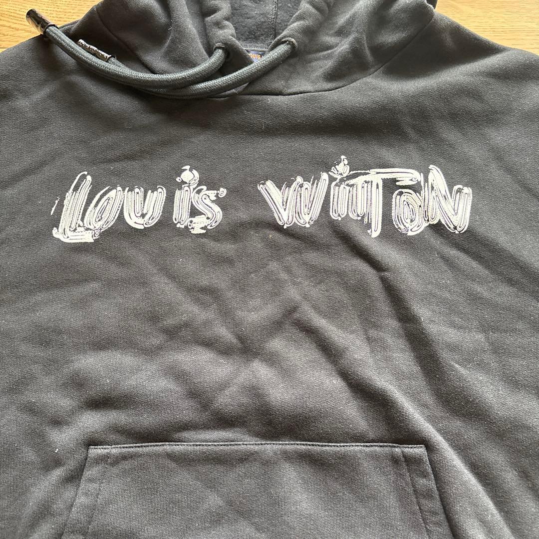 Louis Vuitton ブラック パーカー 24SS バージル