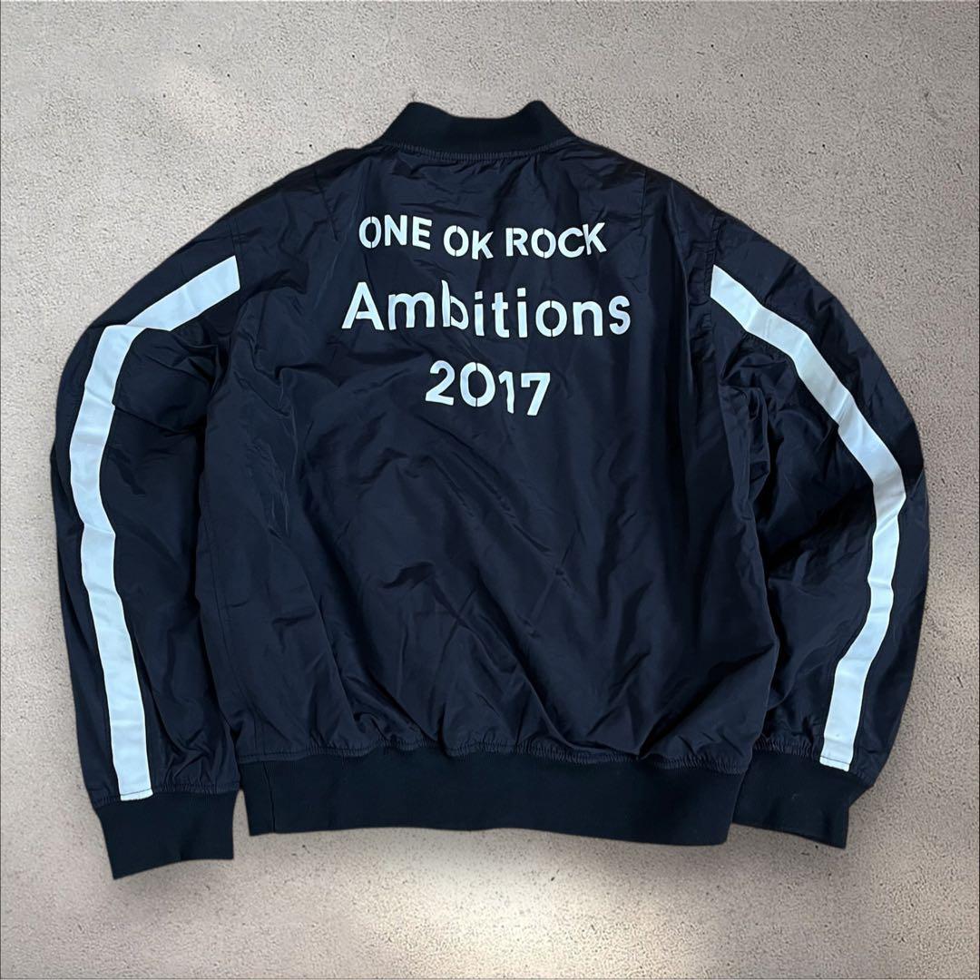 ONE OK ROCK Ambitions 2017 MA-1ジャケット 短丈