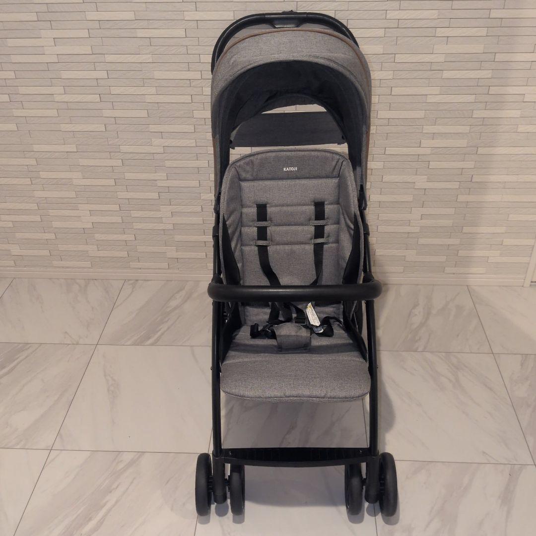 KATOJI 2-Seater ベビーカー グレー 美品 41008
