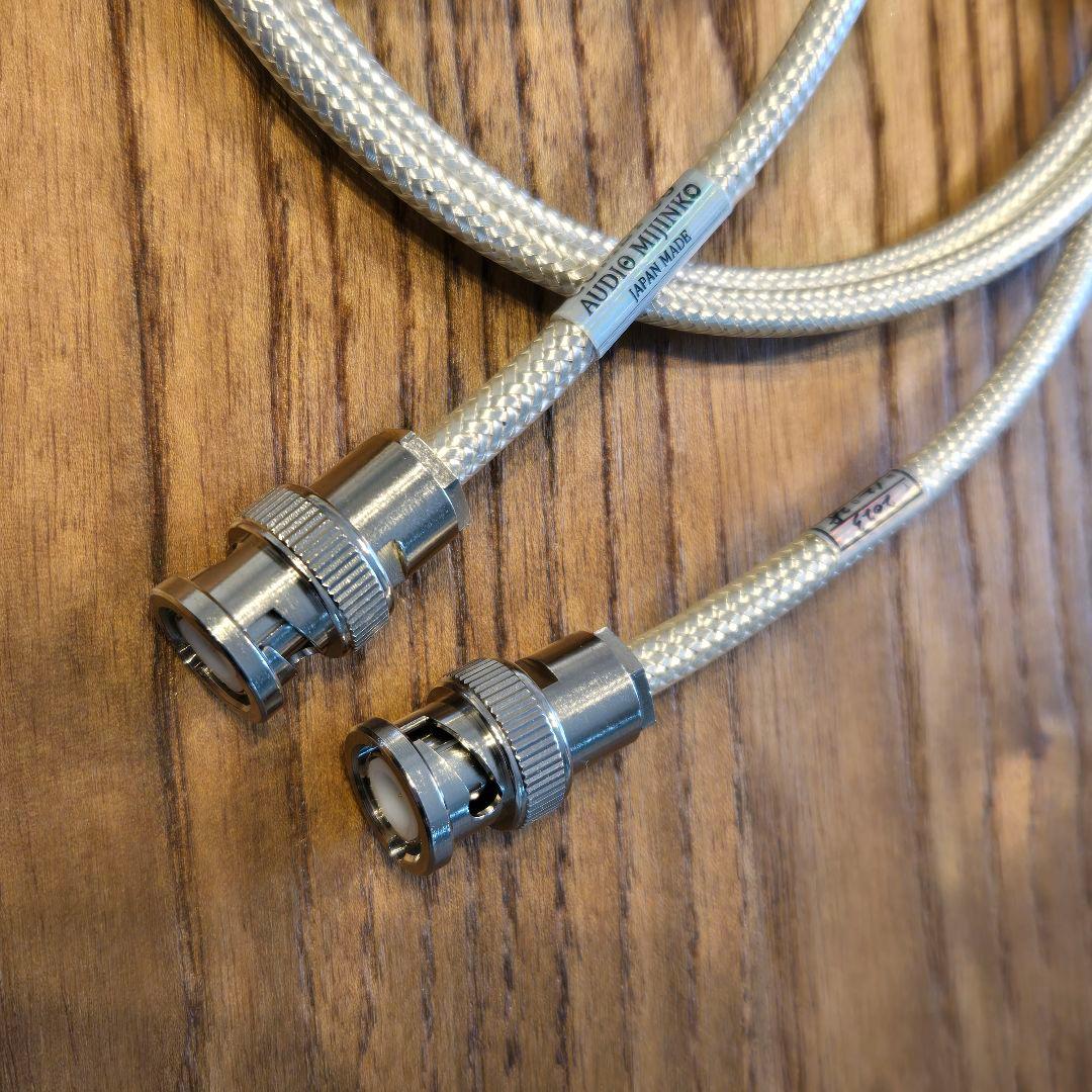 オーディオみじんこ　COMET50　10Mクロック専用50Ωデジタルケーブル×1