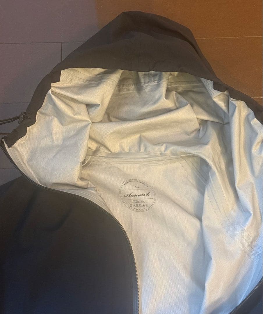 Answer4 NeoShell Jacket 01 black サイズXS