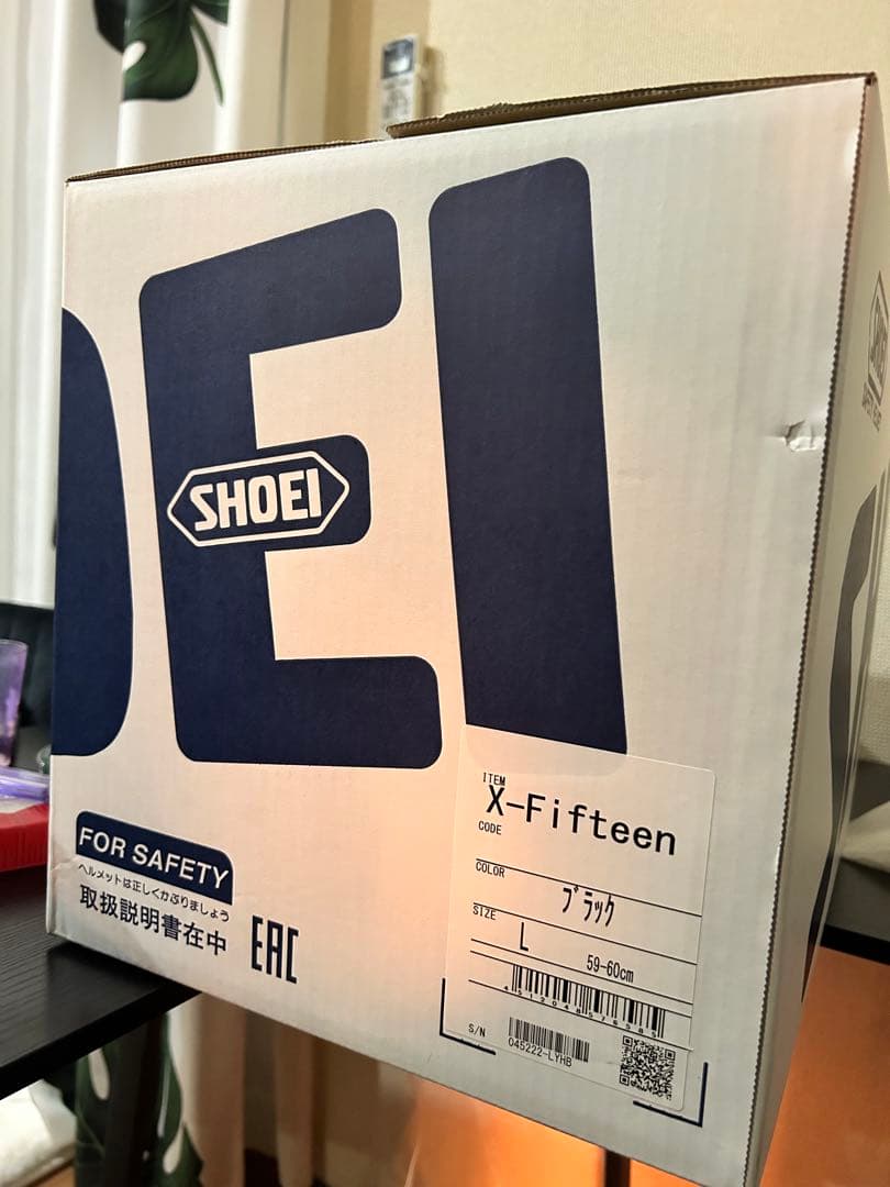 SHOEI x fifteen Lサイズ ブラック ビーコム6xr