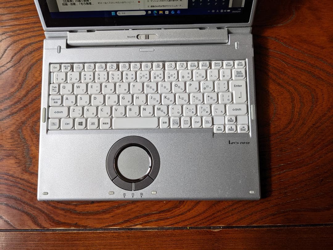 Windowsノート本体 Panasonic 2in1 Let's note CF-XZ6