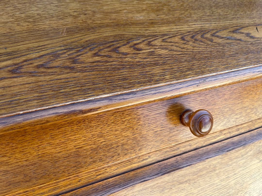 えぞ民芸 蝦夷民芸家具 ライティングビューロー デスク 学習机 カントリー