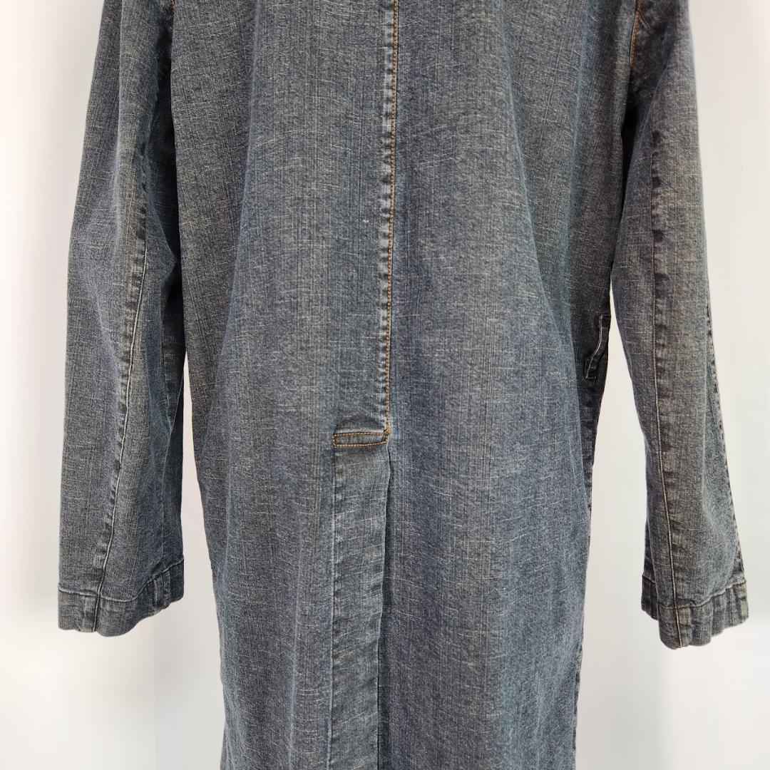 バーバリー ロンドン BURBERRY デニムトレンチコート L ノバチェック