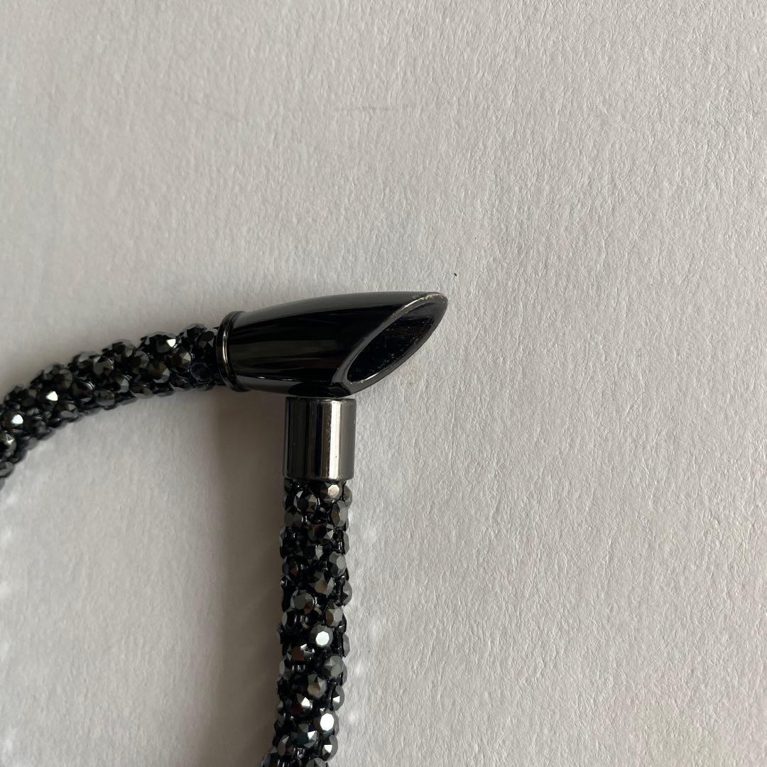 LUV ハッシュタグラブ ブレスレット 7mm ブラック系 GACK
