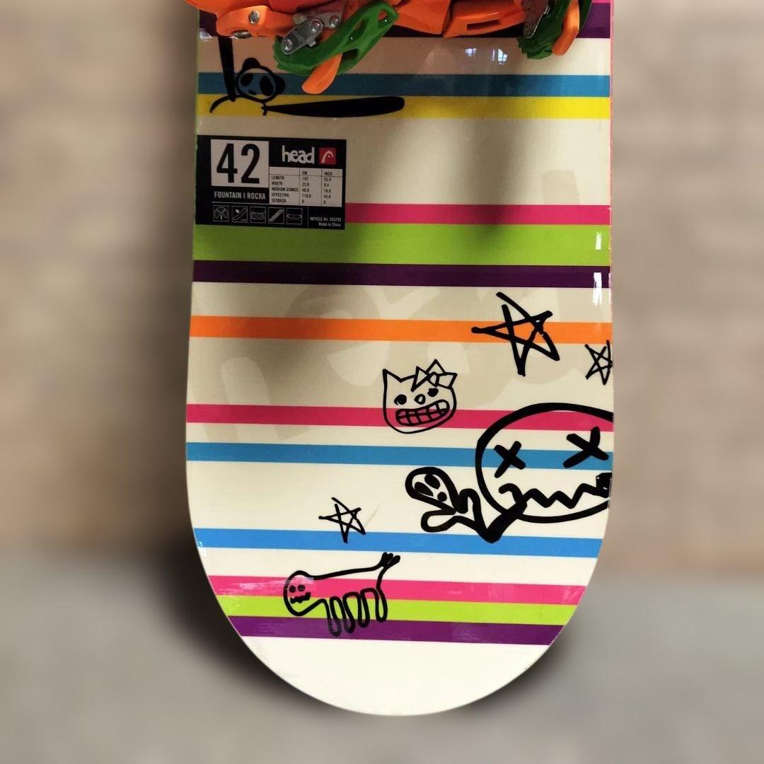 HEAD スノーボード 142cm & ビンディング・ケース 4点セット