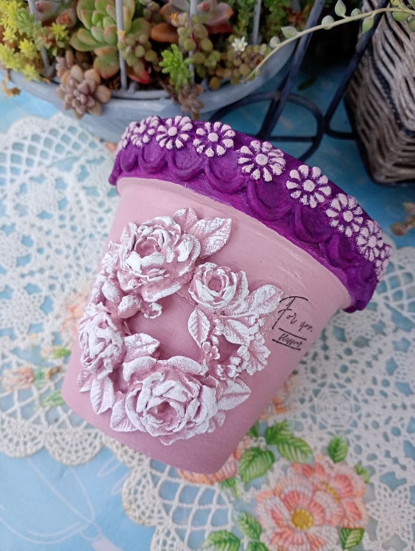 リメ鉢♡リメイク鉢♡ハンドメイド