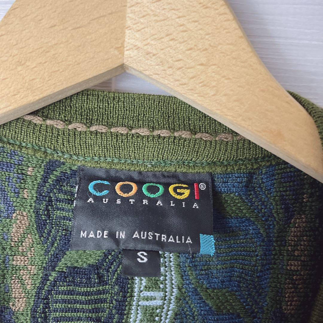 た*し様 COOGI クージー　カーディガン　3Dニット　男女兼用　古着　レトロ