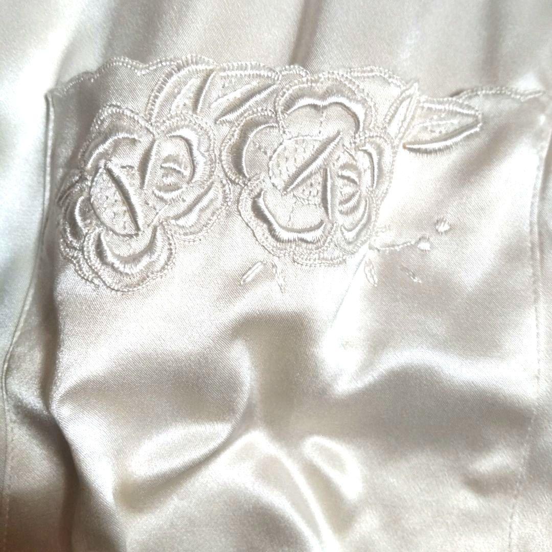 新品 Amour パジャマ 長袖 アムール シルク 絹 100% M～L