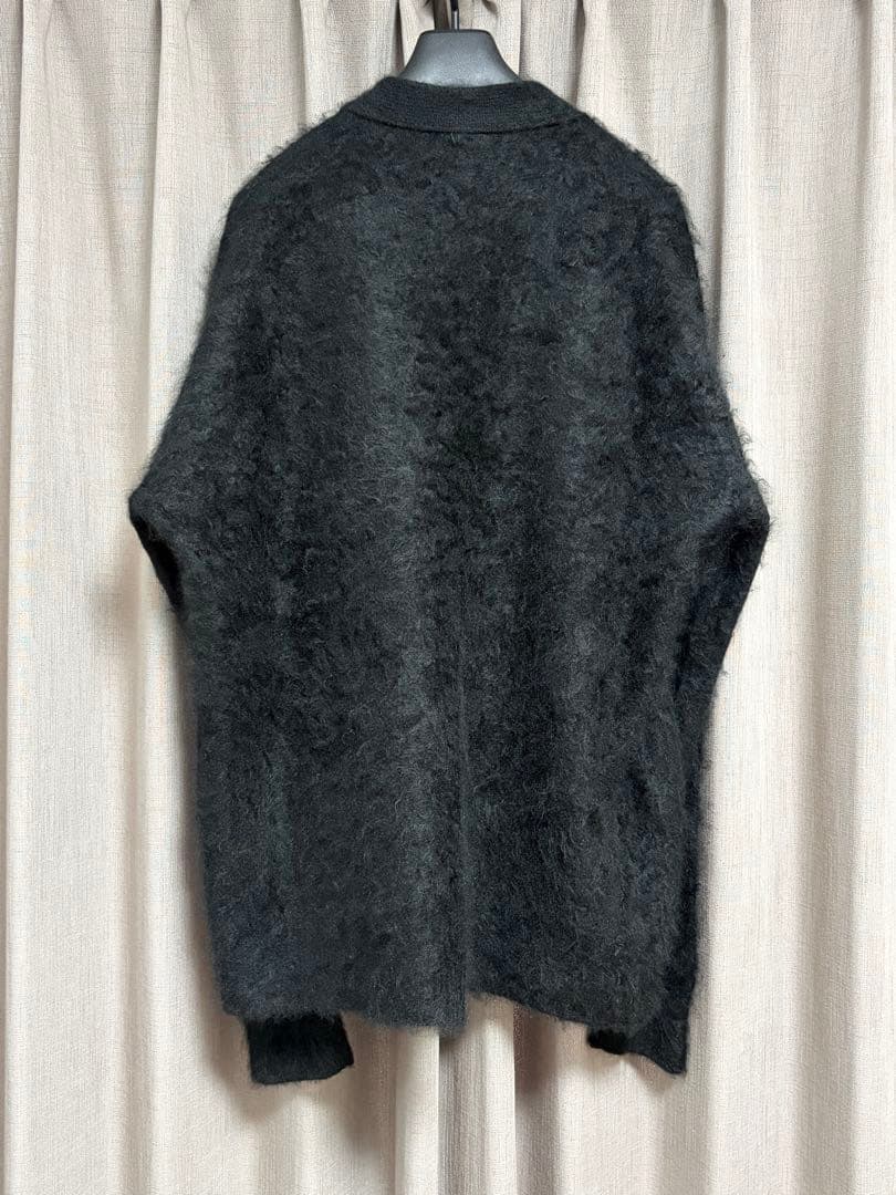 る*い様 【美品】MAATEE&SONS カシミヤシャギーカーディガン ブラック
