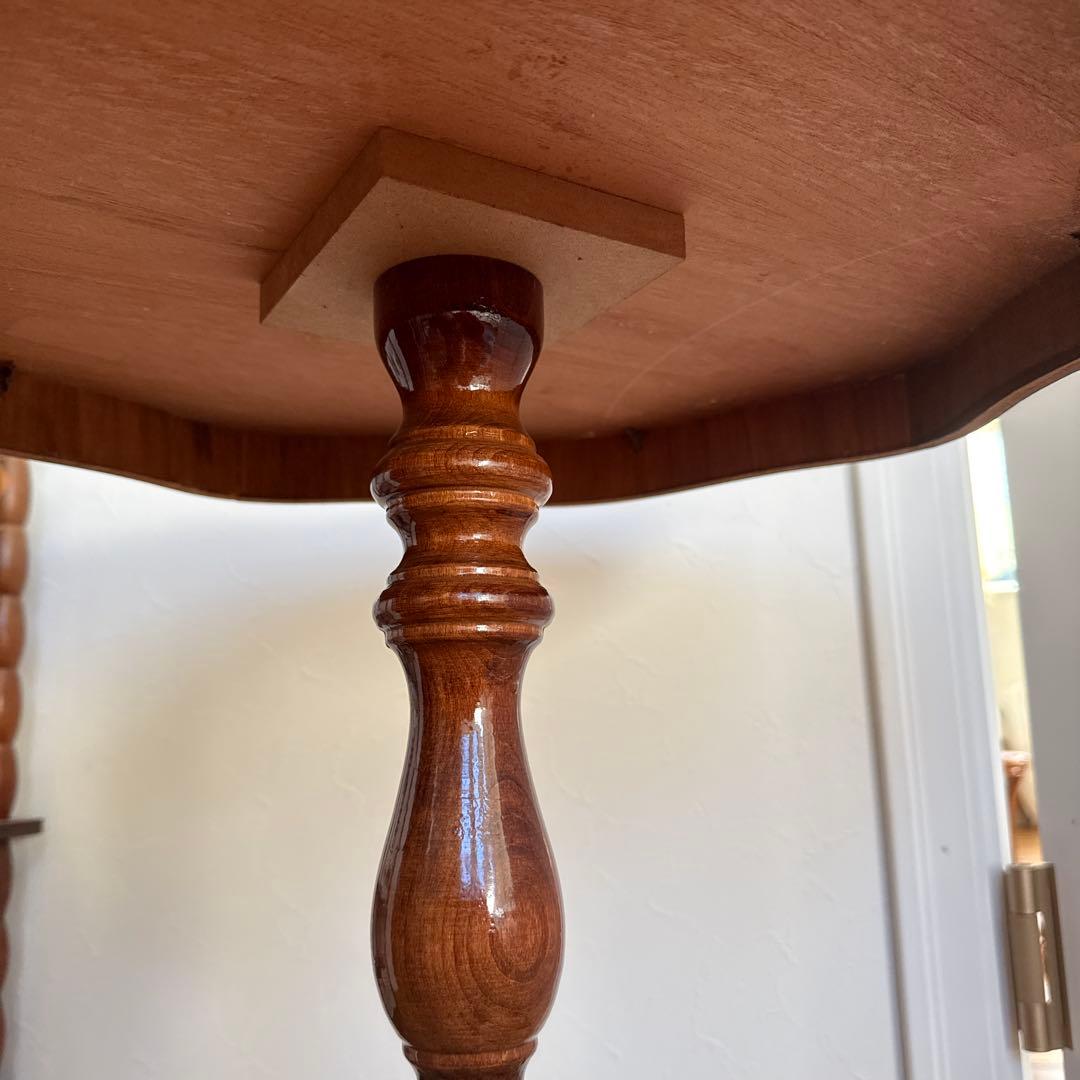 アンティーク調　ティーテーブル　サイドテーブル　ワインテーブル