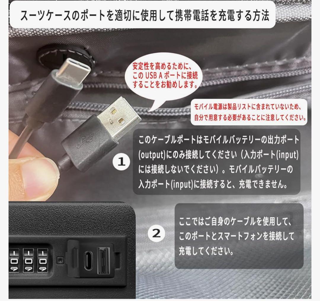 スーツケース 多機能 フロントオープン キャリーケース ストッパー付 大容量 Ｍ