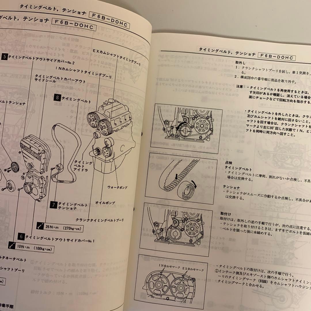 F6A F6B エンジン　整備書