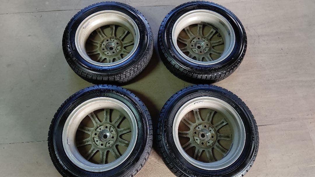 naoダンロップ 155/65R14 ホイール付き 4本セット