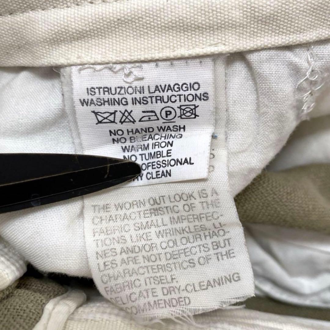 パンツ Giorgio Armani linen wide slacks