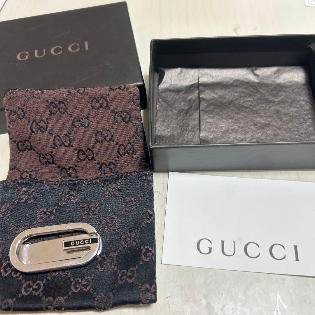 GUCCI シルバー マネークリップ 付属品有り