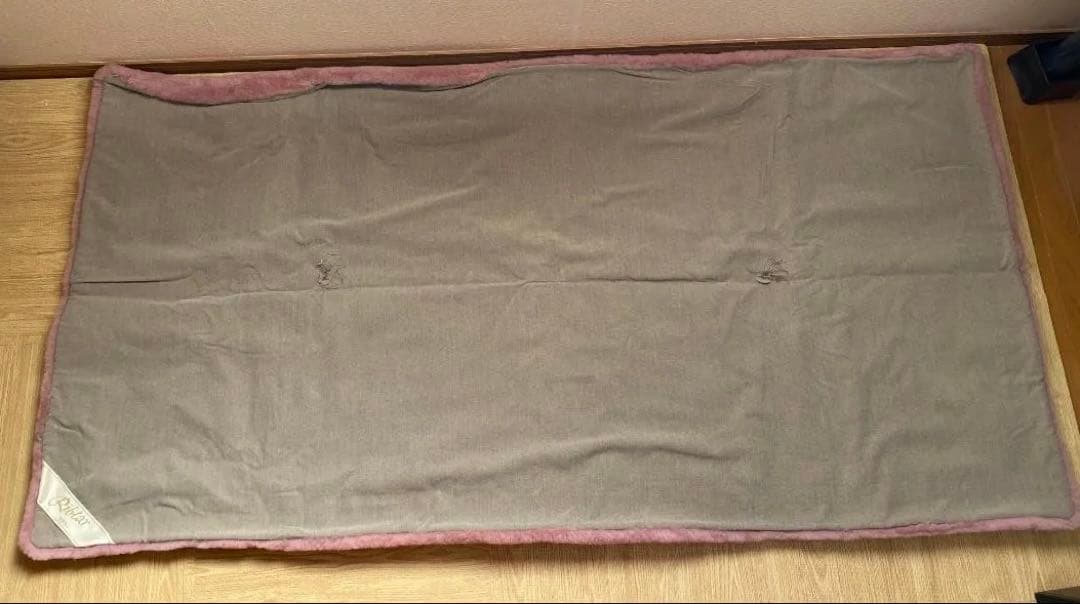 ムートンシーツ　シングル　ピンク　②