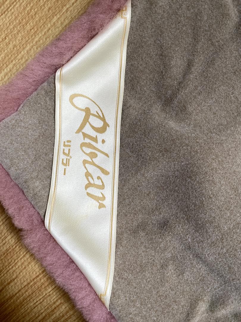 ムートンシーツ　シングル　ピンク　②