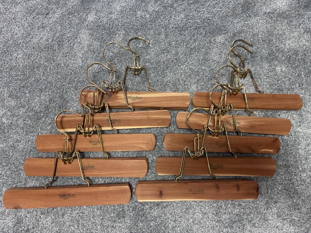 mmm　ウッドロアWoodlore パンツ＆スカートハンガー・レッドシダー