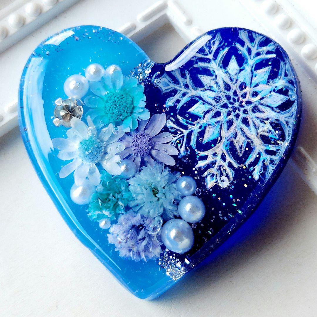 【1673】レジン　ヘアゴム　ポニーフック　ブロ―チ　ハンドメイド