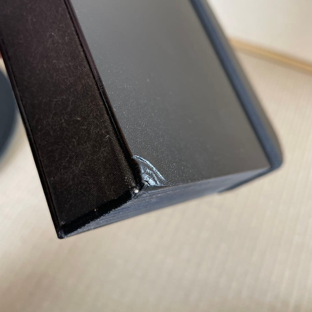 BOOKNITURE ブックニチュア 折りたたみ椅子 スツール レザーブラック黒