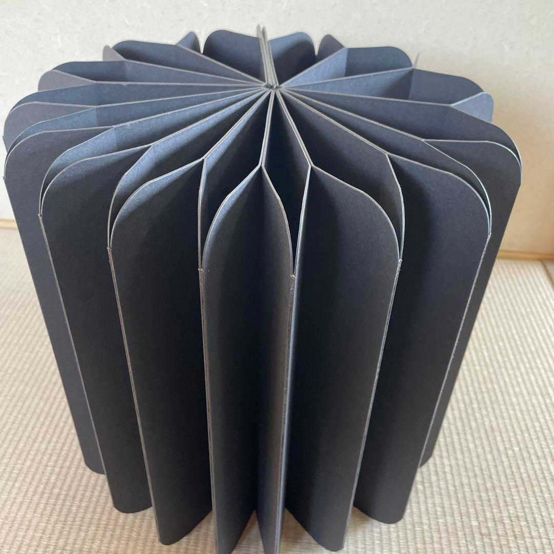 BOOKNITURE ブックニチュア 折りたたみ椅子 スツール レザーブラック黒