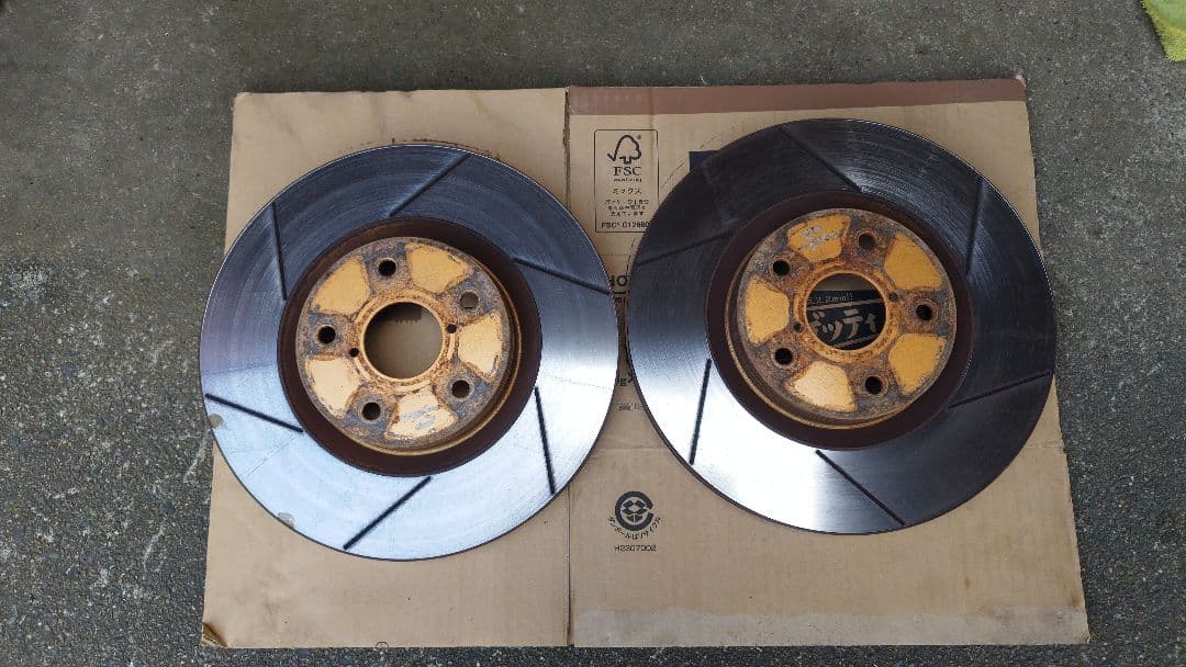 スリット入りブレーキローター インプレッサ用