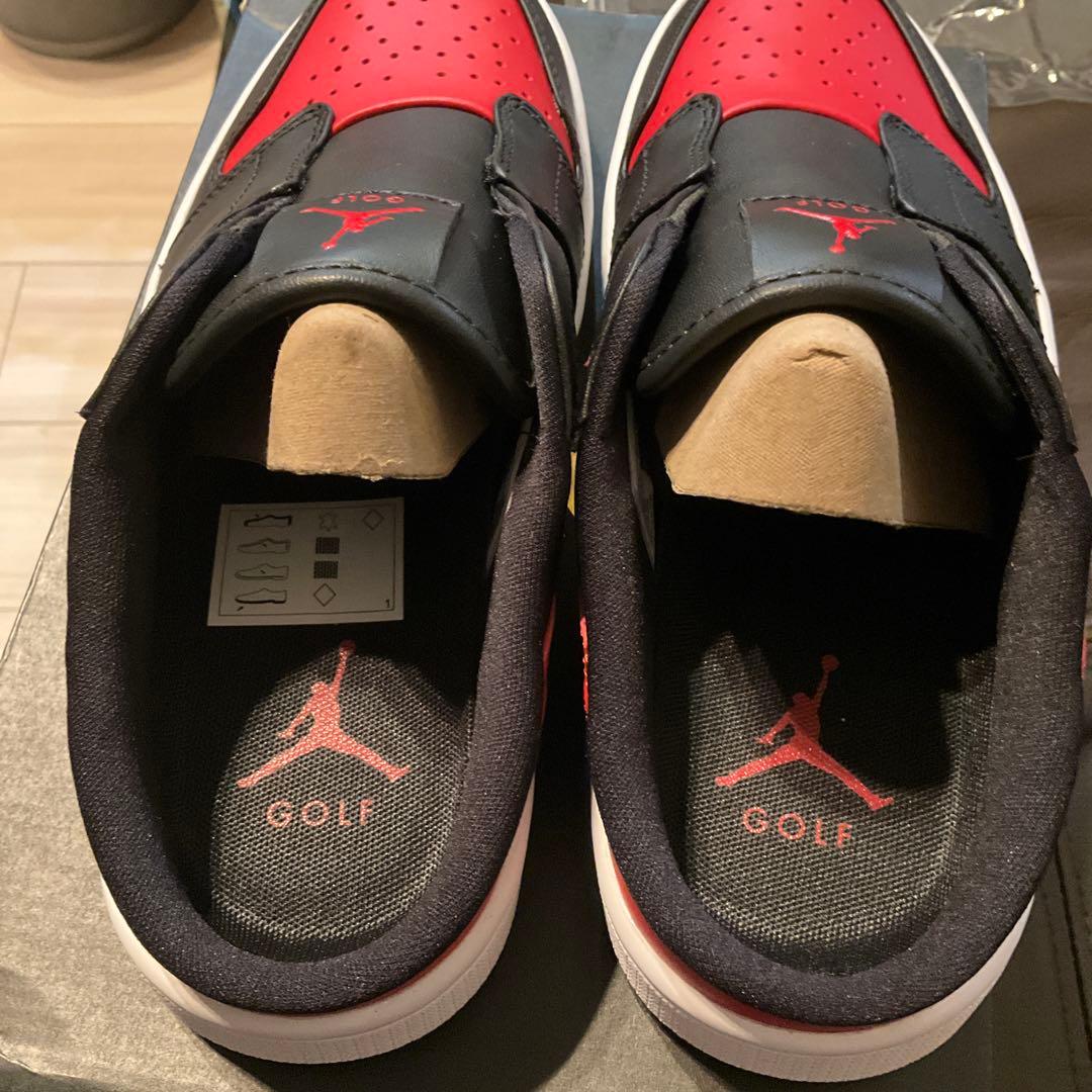 AIR JORDAN MULE ゴルフシューズ 24cm ジョーダン　赤　レッド