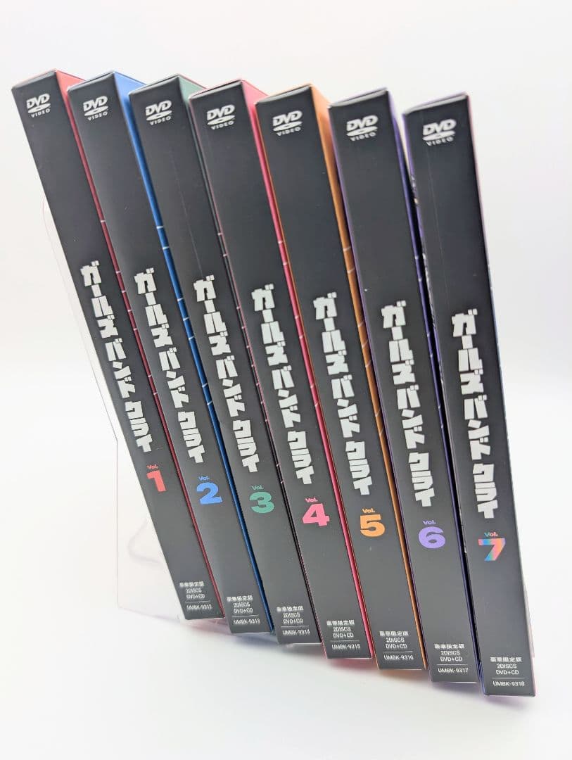 X*n様 ガールズバンドクライ DVD 1〜7巻全巻フィギュア付セット 豪華限定