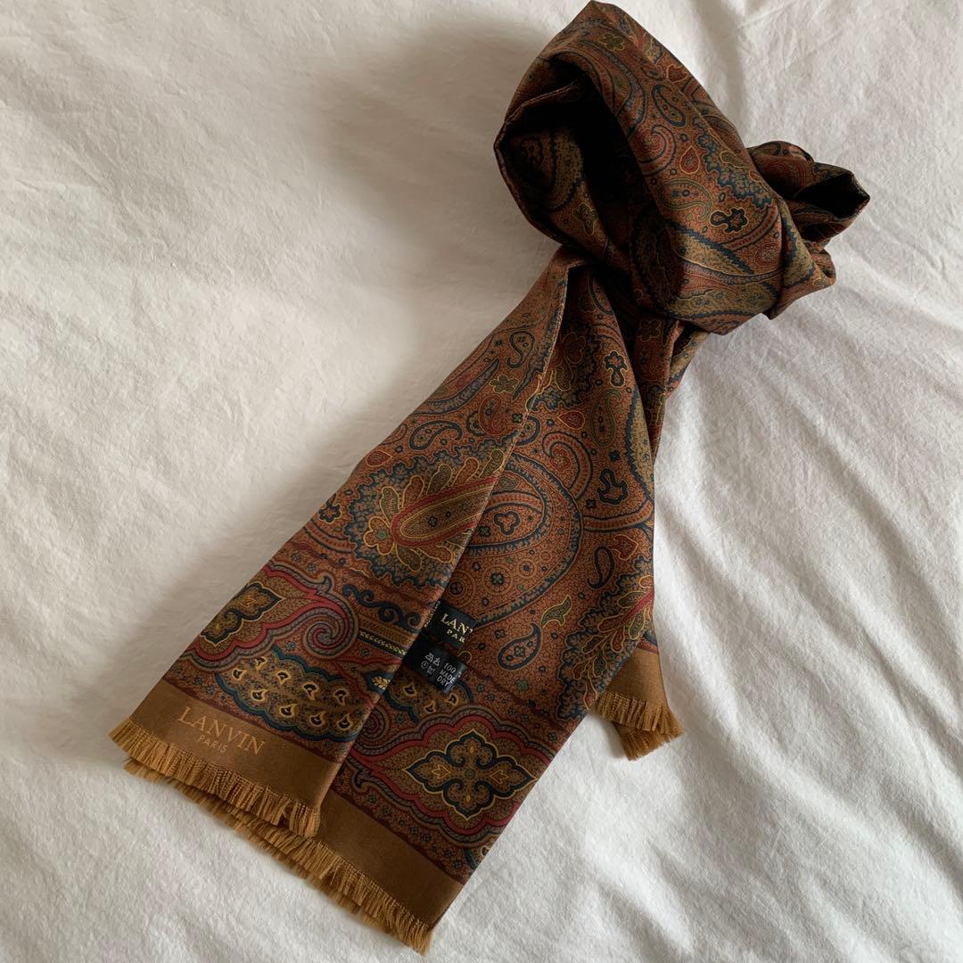 LANVIN PARIS VINTAGE ランバン　 パリス　ストール