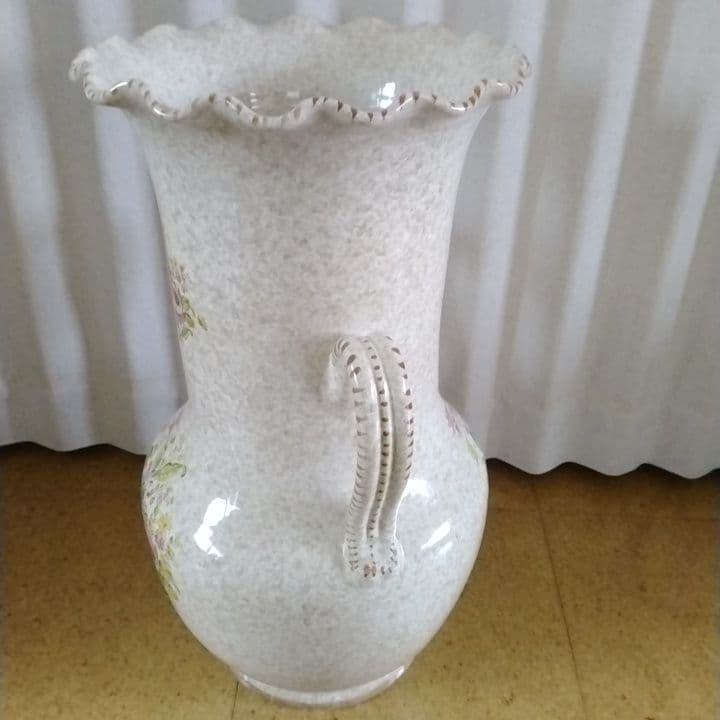 傘立て陶器　アンティーク傘立て　オブジェ