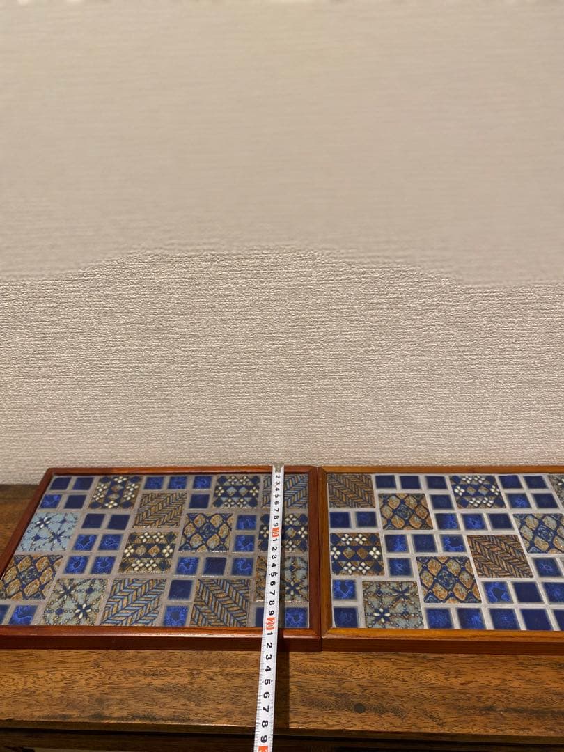 古道具　手仕事 タイルトレイ　タイルトレー