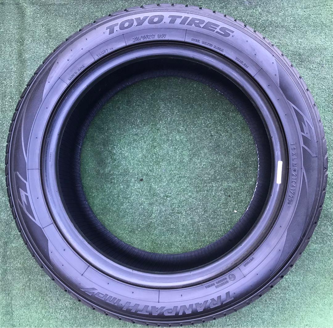 215/55 R17 TOYO TIRES TRANPATHラジアルタイヤ