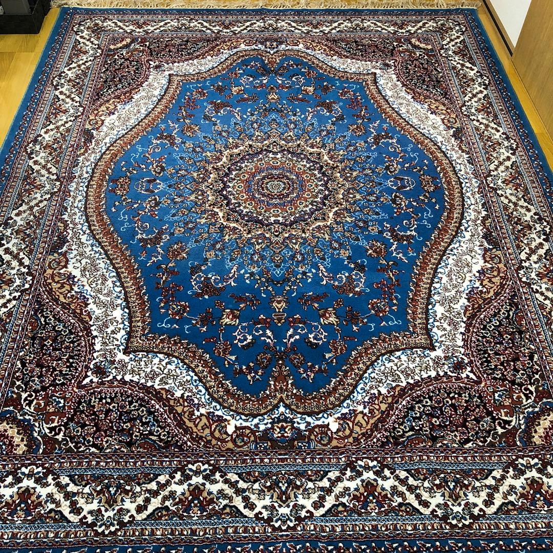 ペルシャ絨毯 大判 カシャン産 中古