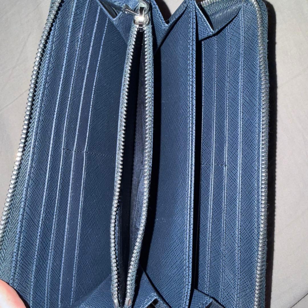 PRADA プラダ SAFFIANO1 メンズ ラウンドファスナー長財布