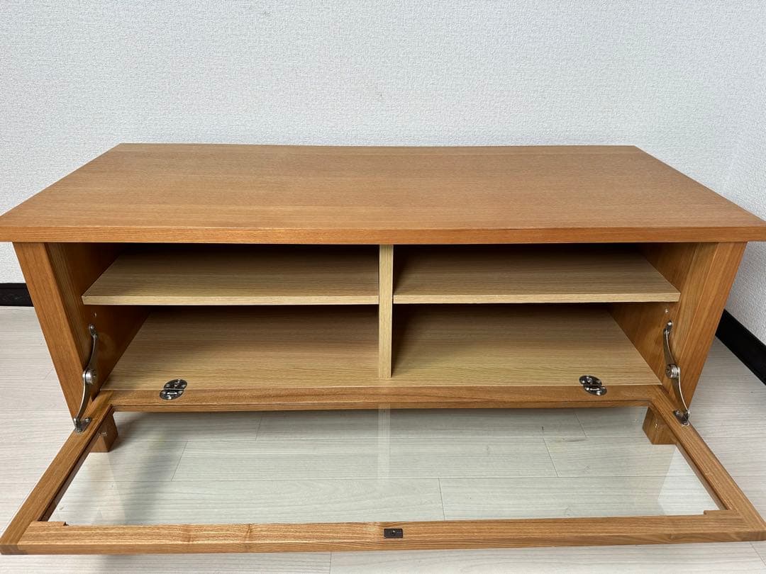MUJI 無印良品 タモ材 テレビ台 TVボード AVラック　※i4※