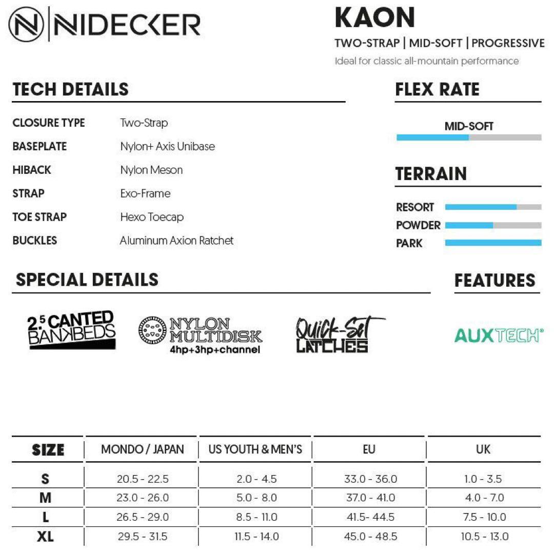 Nidecker Kaon slateblue サイズL
