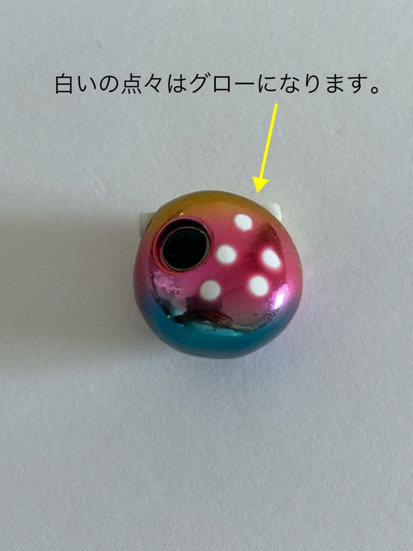 100g3個　夜光グロータイラバ　鯛ラバヘッド　タングステン　ネクタイ　送料無料