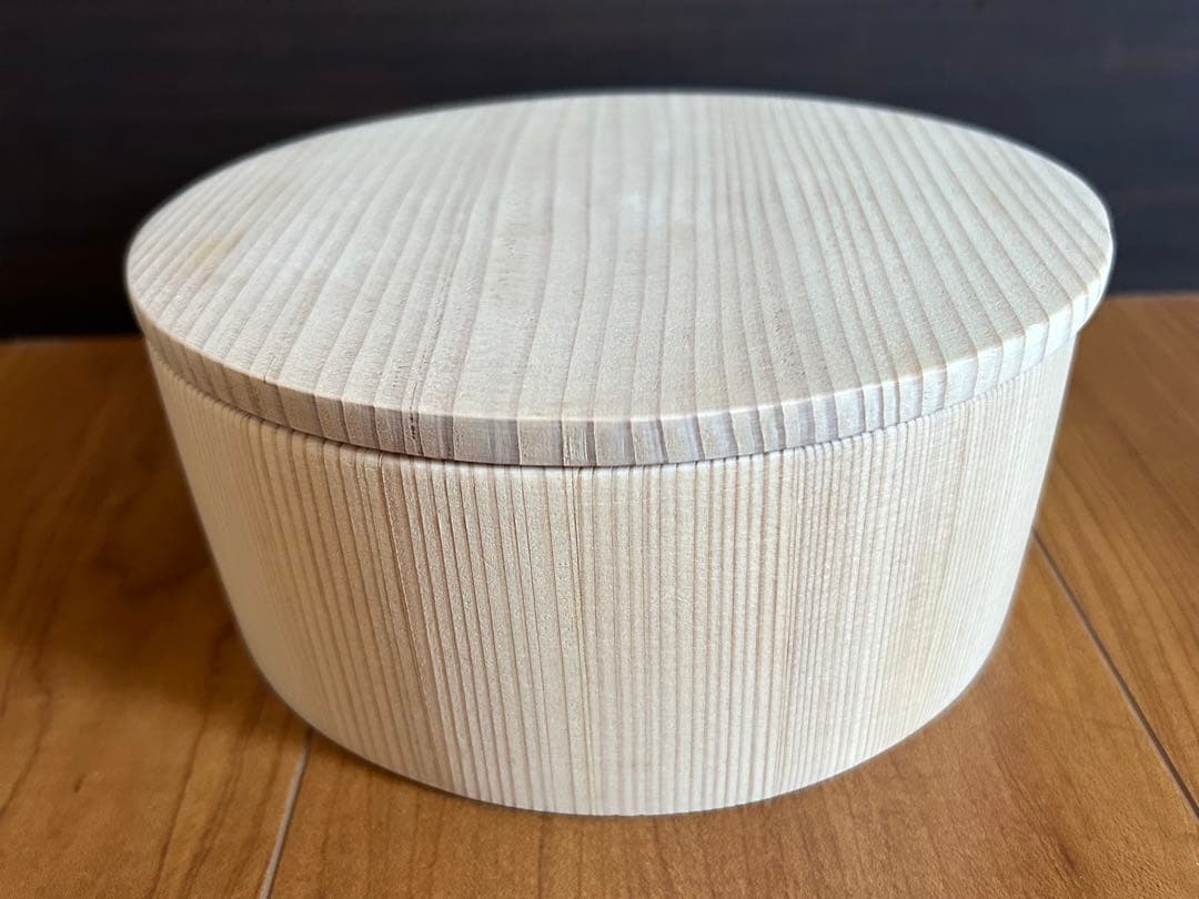 谷川木工芸　電子レンジ可能な木製おひつ予約注文品　美味しいご飯定価17,800円