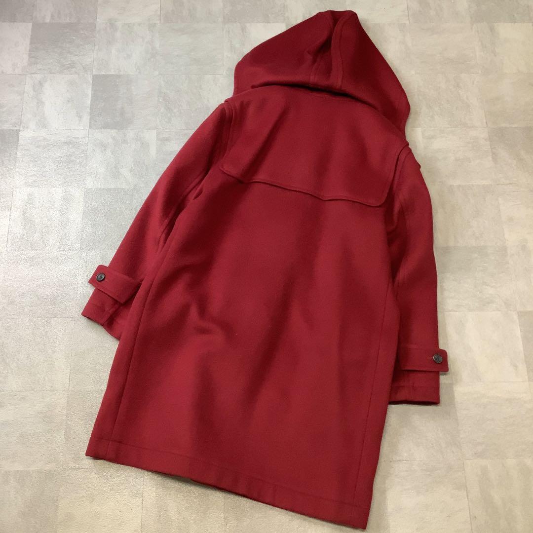 Aquascutum ウール ダッフル コート レッド