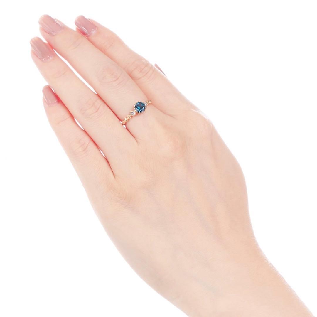 JEWELRY TSUTSUMI k10 ロンドンブルートパーズ リング15号
