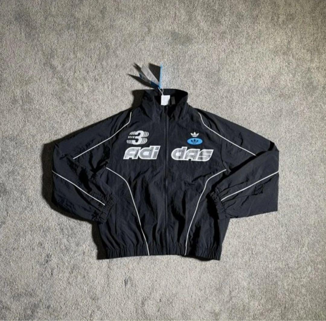 海外限定M ADIDAS レーシングジャケット black JM8033