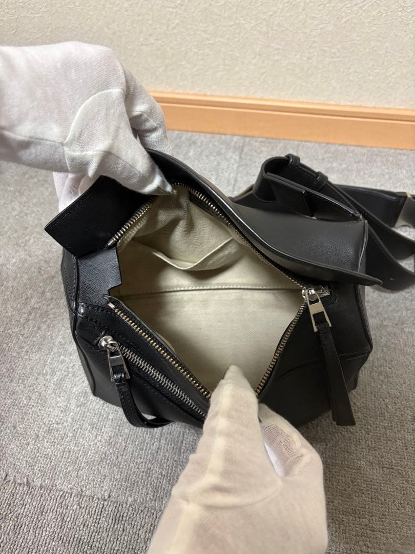 【さく】ロエベ　パズル　バムバッグ　スモール